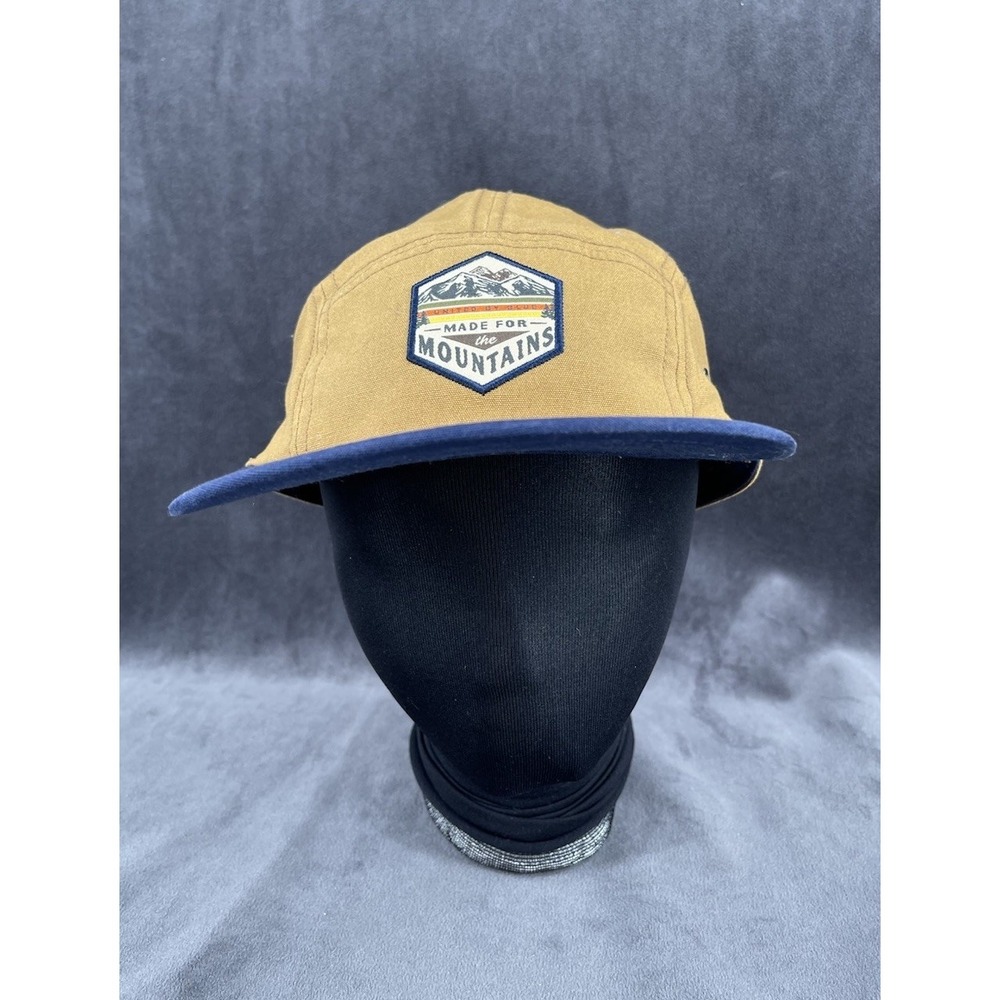 United By Blue Made For The Mountains 5 Panel Strapback Hat Organic‎ Cotton